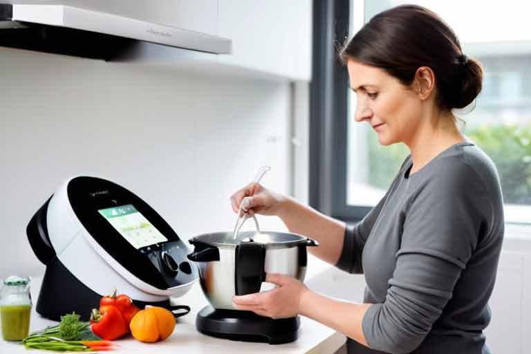 ¿Cómo puedo reparar mi Thermomix si presenta problemas con la balanza integrada?