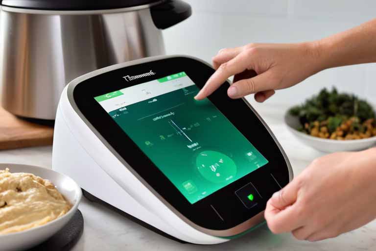 ¿Cómo puedo identificar y solucionar errores específicos que aparezcan en la pantalla de mi Thermomix?